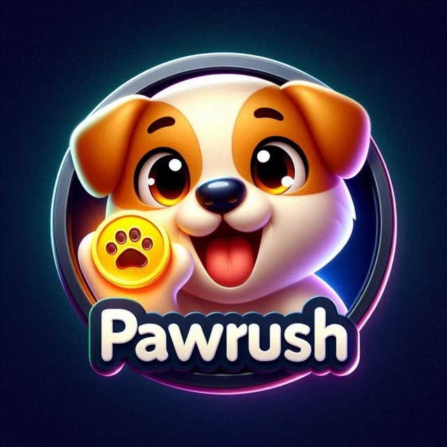 PawRushBot splash logo